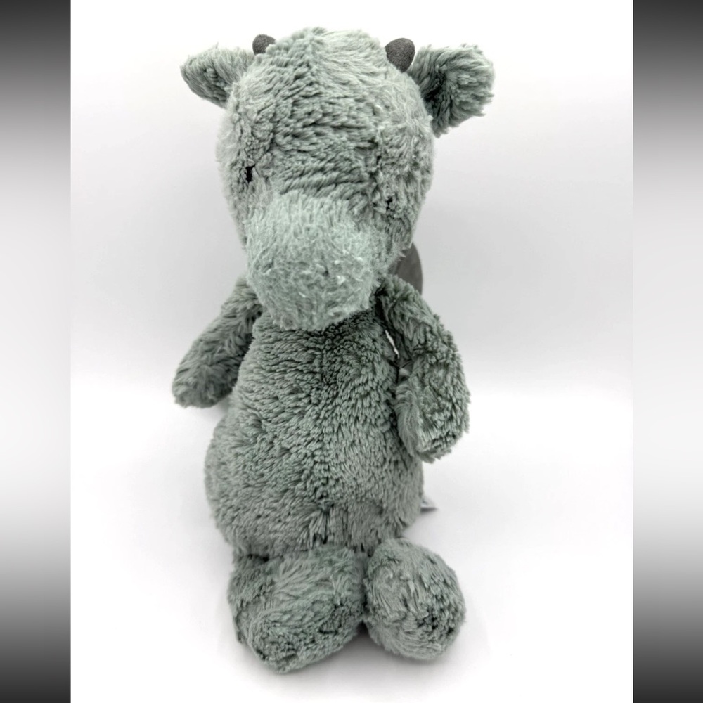 JELLYCAT London BASHFUL DRAGON Plush Sage Green Stuffed Animal Toy - 12"